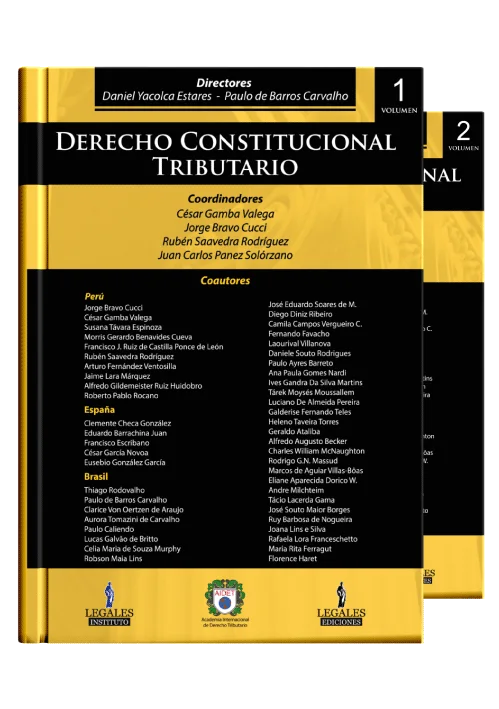 DERECHO CONSTITUCIONAL TRIBUTARIO
