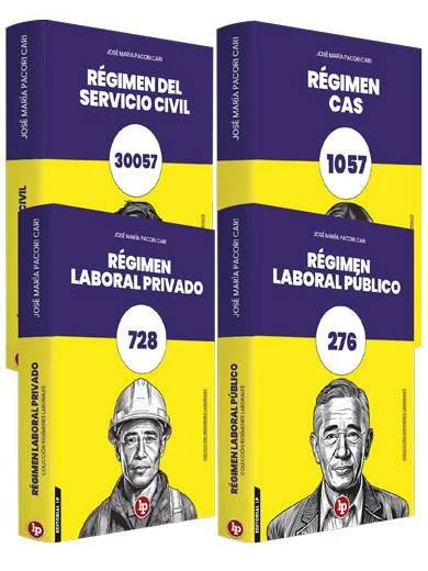 COLECCIÓN REGÍMENES LABORALES 4 TOMOS