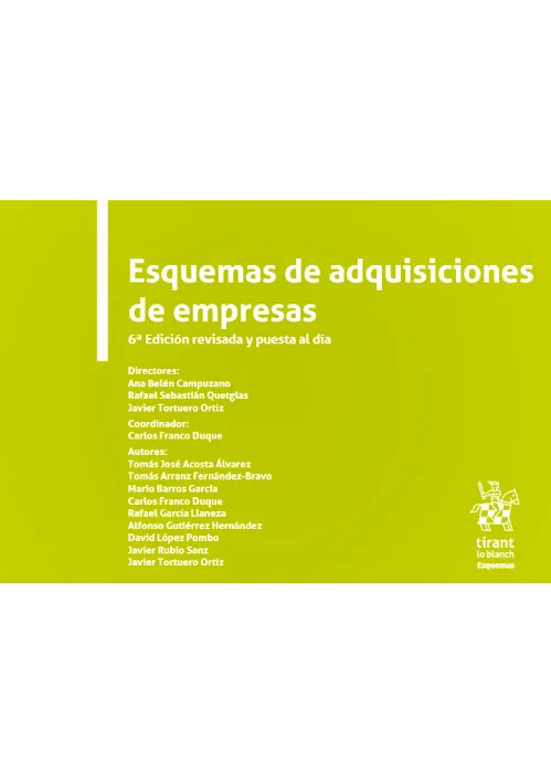 ESQUEMAS DE ADQUISICIONES DE EMPRESAS (tomo XXX)