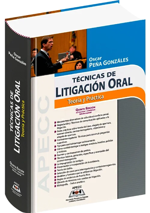 TÉCNICAS DE LITIGACIÓN ORAL - Teoría Y Práctica