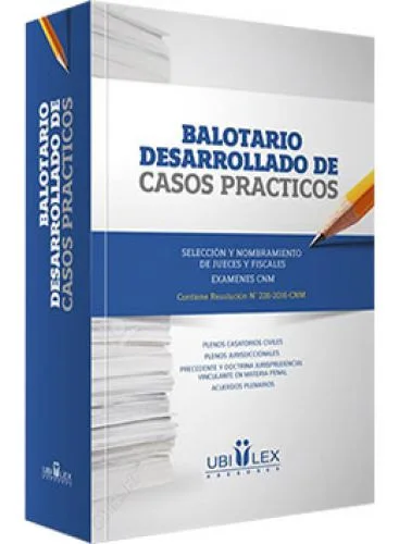 BALOTARIO DESARROLLADO DE CASOS PRÁCTICOS
