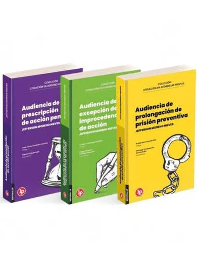 LITIGACIÓN ORAL DE AUDIENCIAS PREVIAS 2025. Nueva Colección 3 Libros
