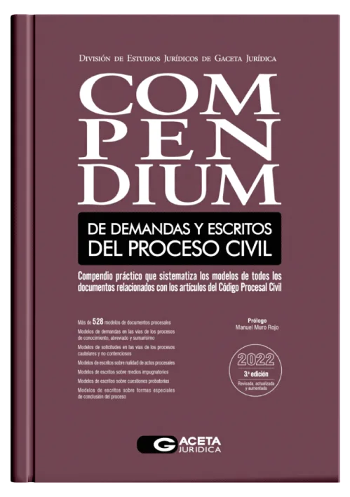 COMPENDIUM DE DEMANDAS Y ESCRITOS DEL PROCESO CIVIL