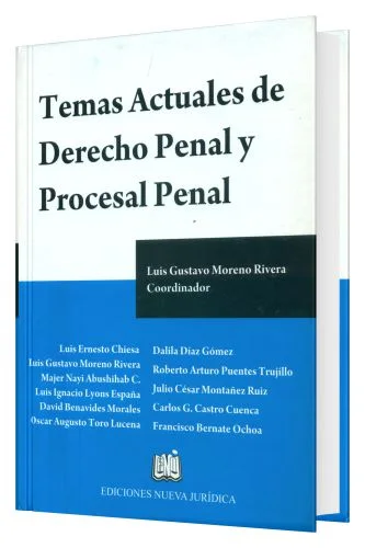 Temas Actuales de Derecho Penal Procesal Penal