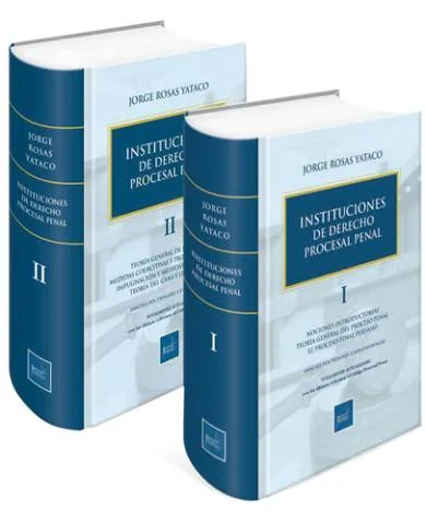 Instituciones de Derecho Procesal Penal 2 tomos