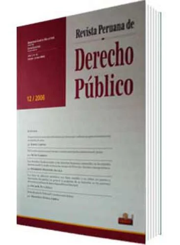 REVISTA PERUANA DE DERECHO PÚBLICO 12