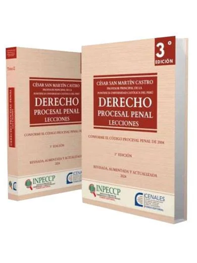 DERECHO PROCESAL PENAL LECCIONES 2 TOMOS 2024