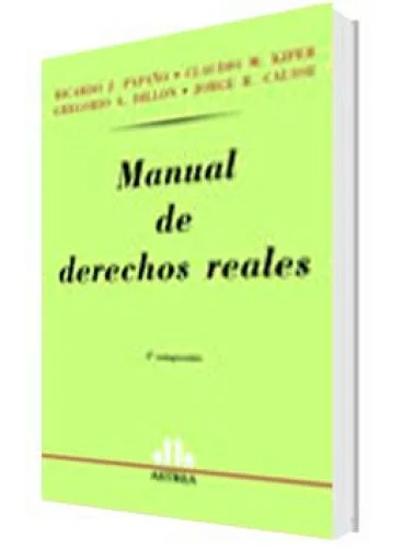 MANUAL DE DERECHOS REALES