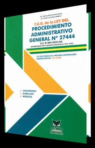 T.U.O de la LEY DEL PROCEDIMIENTO ADMINISTRATIVO GENERAL N° 27444