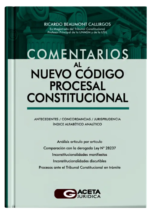 COMENTARIOS AL NUEVO CÓDIGO PROCESAL CONSTITUCIONAL