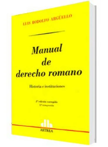 MANUAL DE DERECHO ROMANO