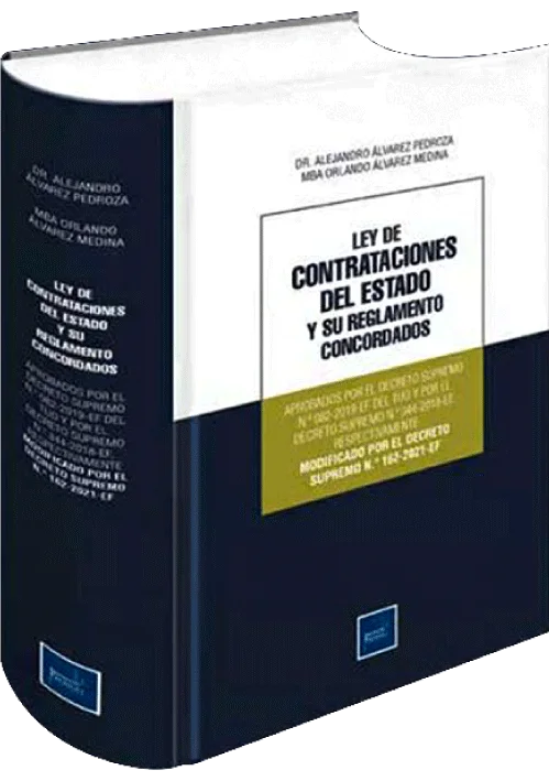 LEY DE CONTRATACIONES DEL ESTADO Y SU REGLAMENTO CONCORDADOS 2022