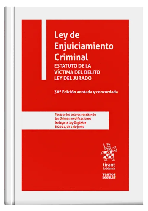 LEY DE ENJUICIAMIENTO CRIMINAL - Estatuto de la víctima del delito ley del jurado
