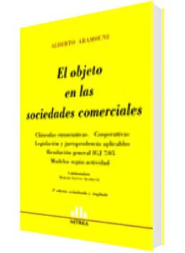 EL OBJETO EN LAS SOCIEDADES COMERCIALES 