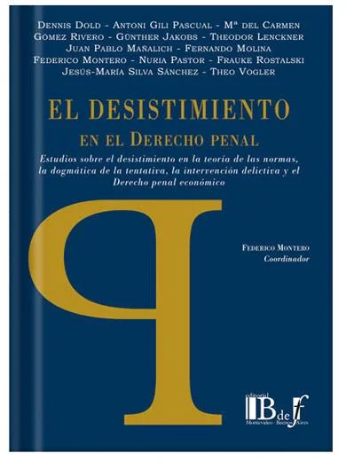 EL DESISTIMIENTO EN EL DERECHO PENAL