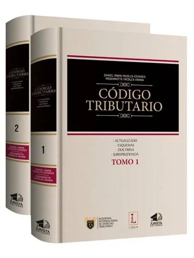CODIGO TRIBUTARIO 2 Tomos Actualizado Esquemas Doctrina Jurisprudencia 2023