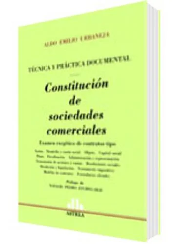 CONSTITUCIÓN DE SOCIEDADES COMERCIALES 