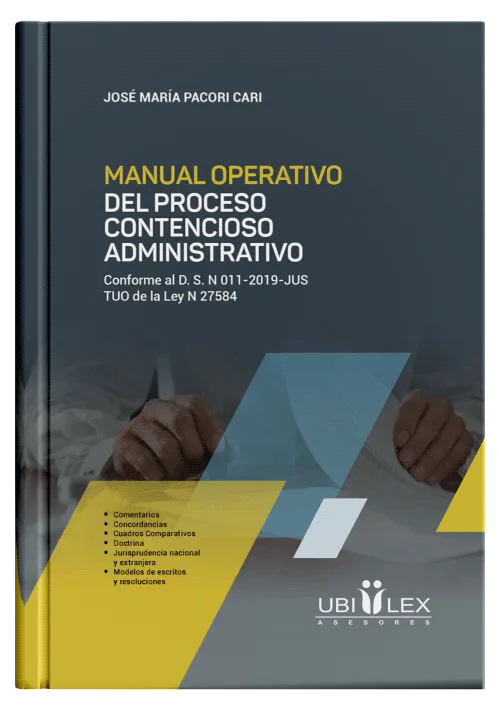MANUAL OPERATIVO DEL PROCESO CONTENCIOSO ADMINISTRATIVO
