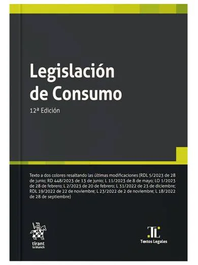 Legislación de Consumo 12ª Edición