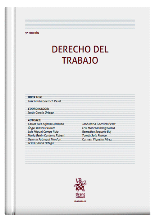 DERECHO DEL TRABAJO - 9ª Edición..
