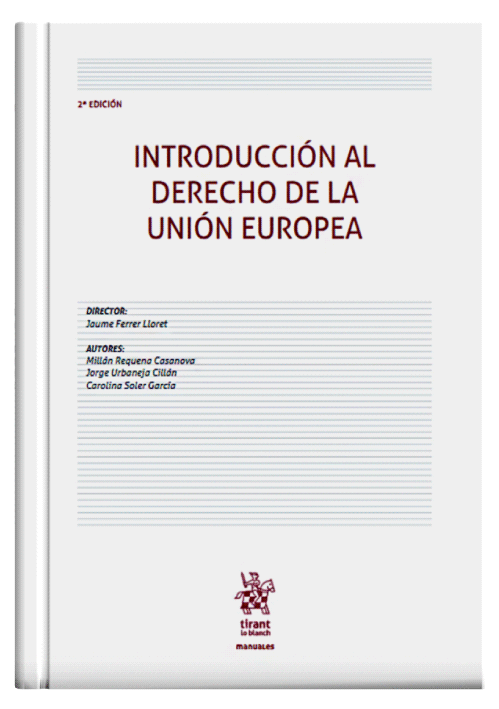 INTRODUCCIÓN AL DERECHO DE LA UNIÓN EU..