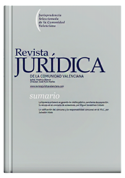 REVISTA JURÍDICA DE LA COMUNIDAD VALENC..