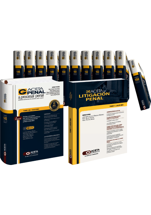 SUSCRIPCIÓN GACETA PENAL & PROCESAL PENAL - GACETA DE LITIGACIÓN PENAL 2021-2022 SUSCRIPCIÓN GACETA PENAL & PROCESAL PENAL - GACETA DE LITIGACIÓN PENAL 2021-2022