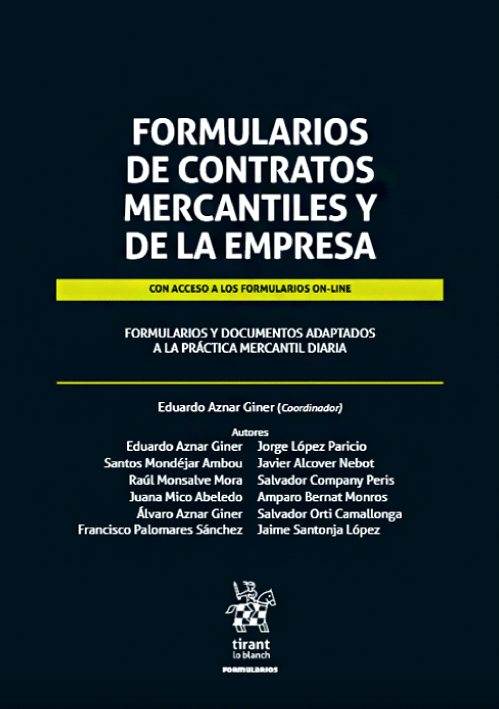 FORMULARIOS DE CONTRATOS MERCANTILES Y D..