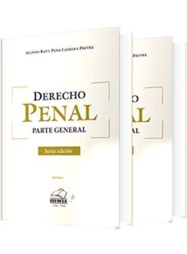 Derecho Penal Parte General ( 2 tomos ) | Librería Juridica Legales ...