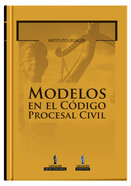 MODELOS EN EL CÓDIGO PROCESAL CIVIL - 2022