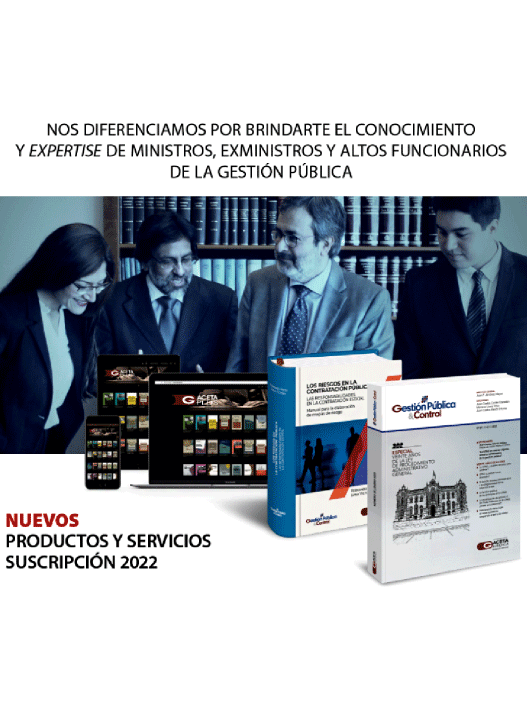 SUSCRIPCIÓN DE GESTIÓN PÚBLICA & CONTROL 2022