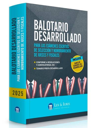 BALOTARIO DESARROLLADO para los exámene..