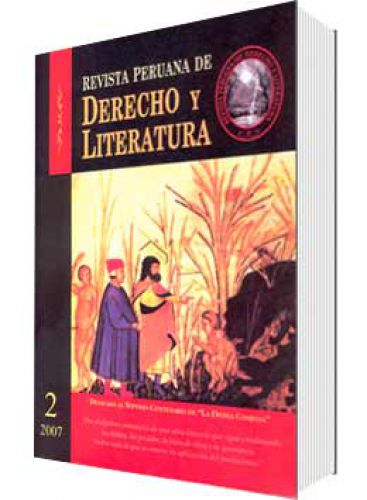 REVISTA PERUANA DE DERECHO Y LITERATURA No. 2 REVISTA PERUANA DE DERECHO Y LITERATURA No. 2