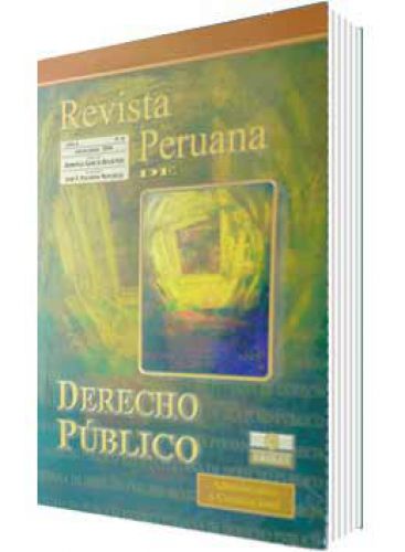 REVISTA PERUANA DE DERECHO PÚBLICO 8 REVISTA PERUANA DE DERECHO PÚBLICO 8